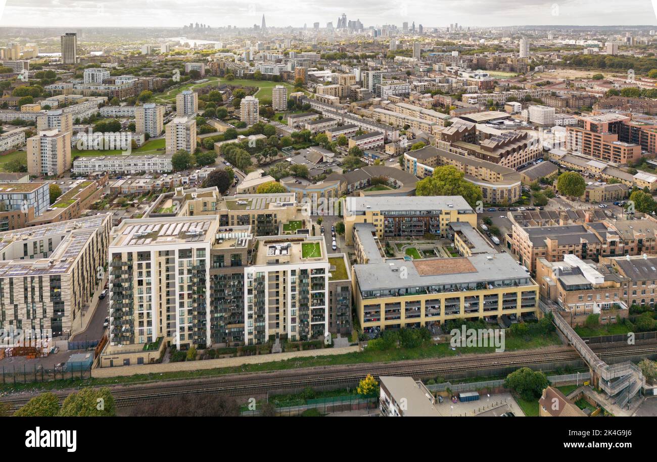 Poplar East London Stock Photo Alamy