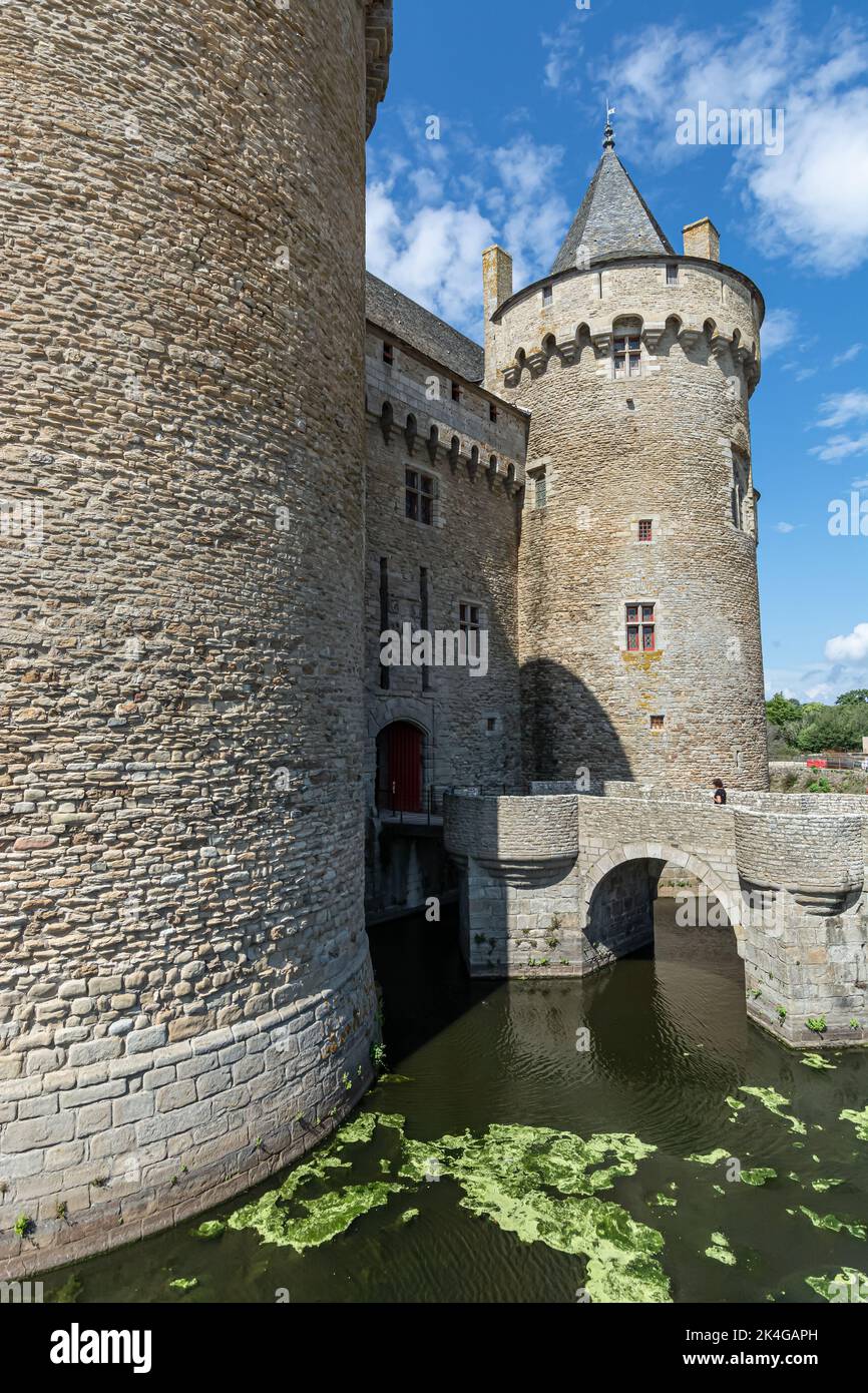 Panoramic View Of Chateau De Suscinio In Gulf Of Morbihan Brittany panoramic-view-of-chateau-de-suscinio-in-gulf-of-morbihan-brittany