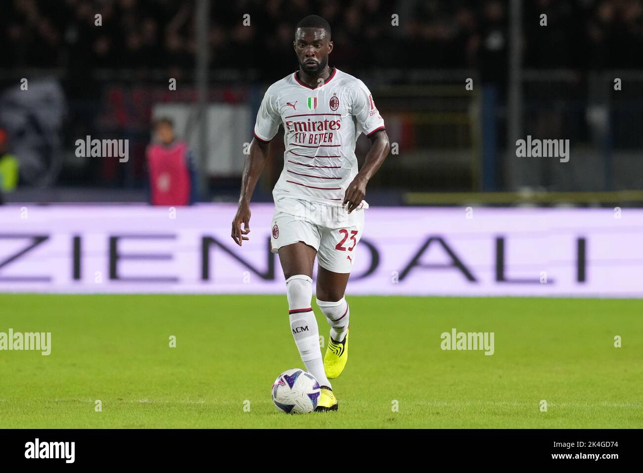 Empoli, Italy. 01st Oct, 2022. Fikayo Tomori of AC Milan during the Serie A 2022/2023 football match between Empoli and AC Milan at Castellani stadium in Empoli (Italy), October 1st, 2022. Photo Paolo Nucci/Insidefoto Credit: Insidefoto di andrea staccioli/Alamy Live News Stock Photo