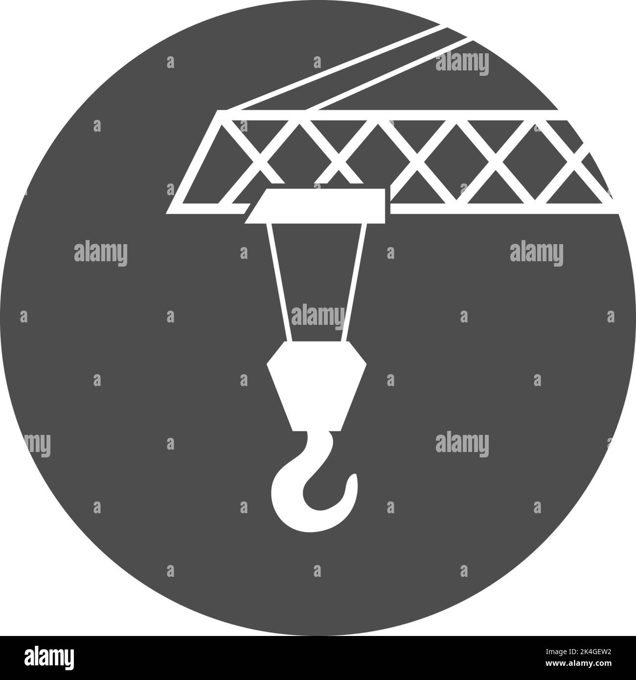 Crane logo icon design illustration template Stock Vector Image & Art ...
