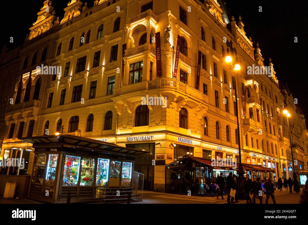 Neo Renaissance style luxury Hotel Kings Court in Prague Czech Neo Renaissance style luxury Hotel Kings Court in Prague Czech