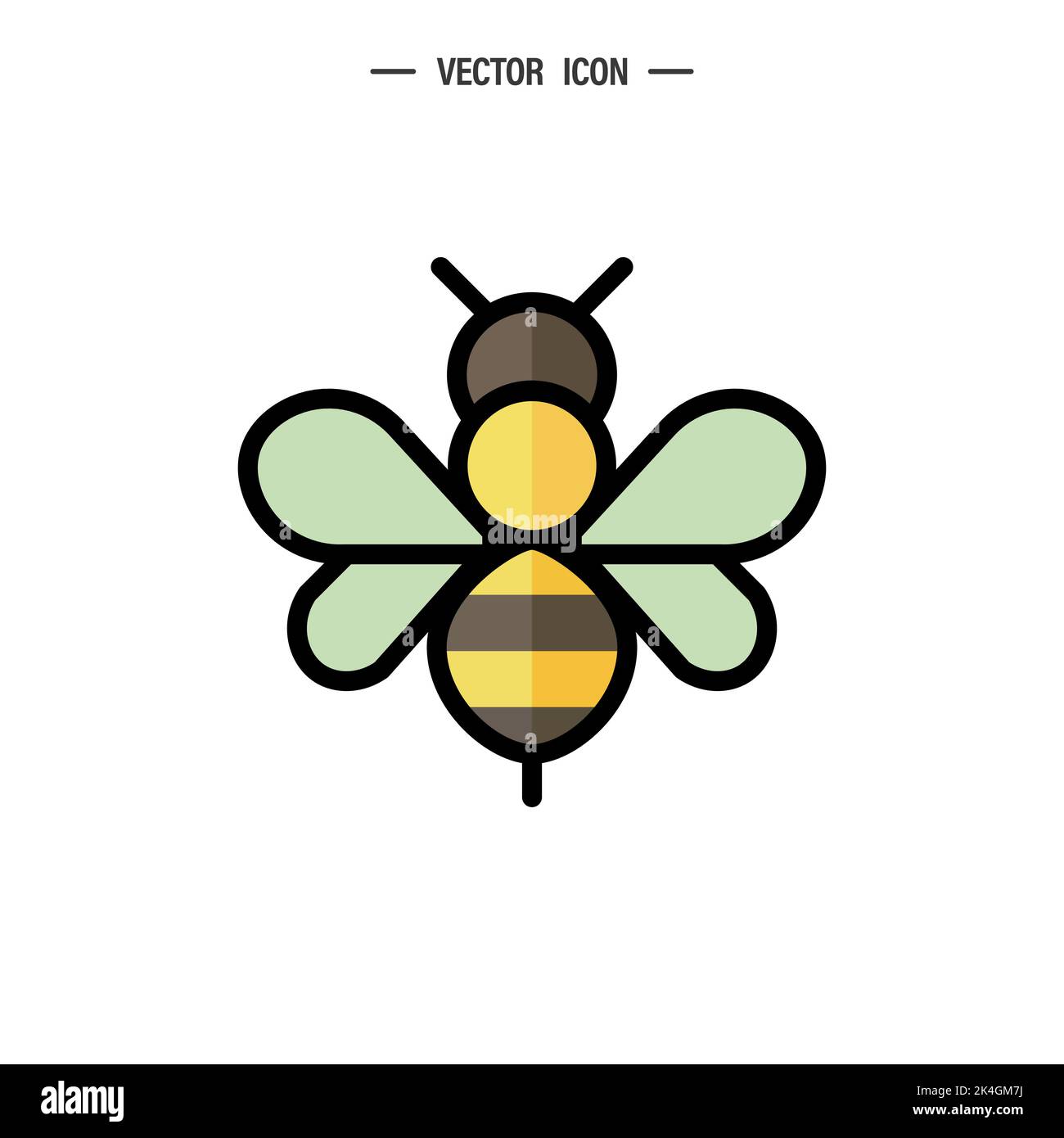 Minimal Hipster Bee Bumblebee Logo Icon Stock Vector (Royalty Free)  2322795945 | Shutterstock