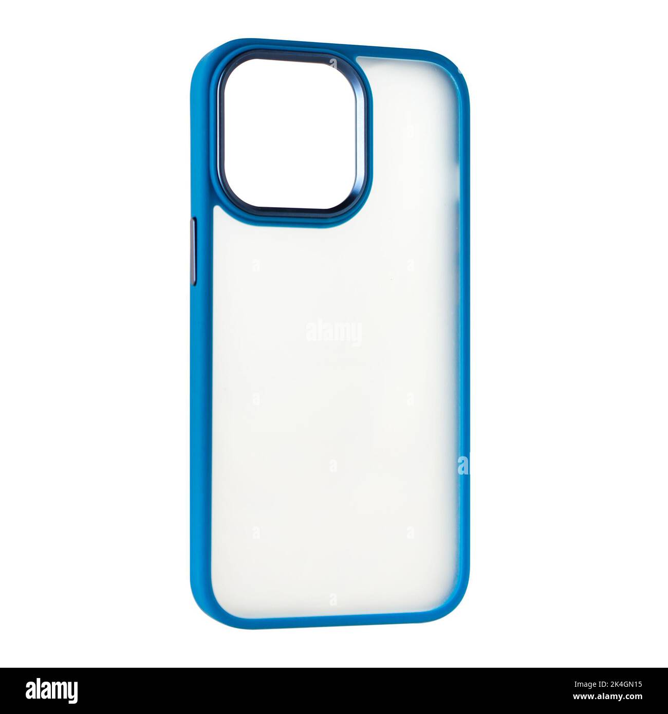 silicone phone case, phone accessory, isolated on white background Stock Photo