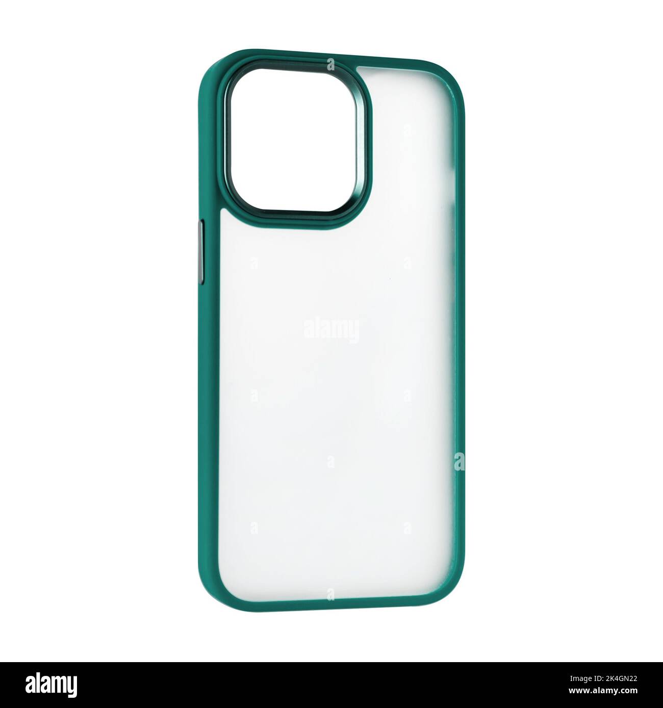 silicone phone case, phone accessory, isolated on white background Stock Photo