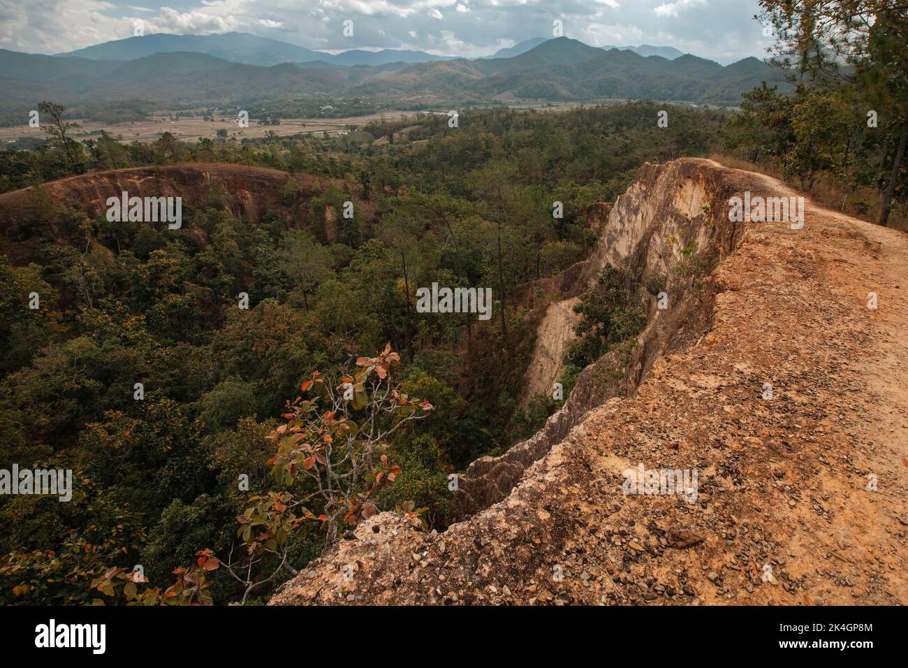 Mountain landscape in northern Thailand. Stock Photo