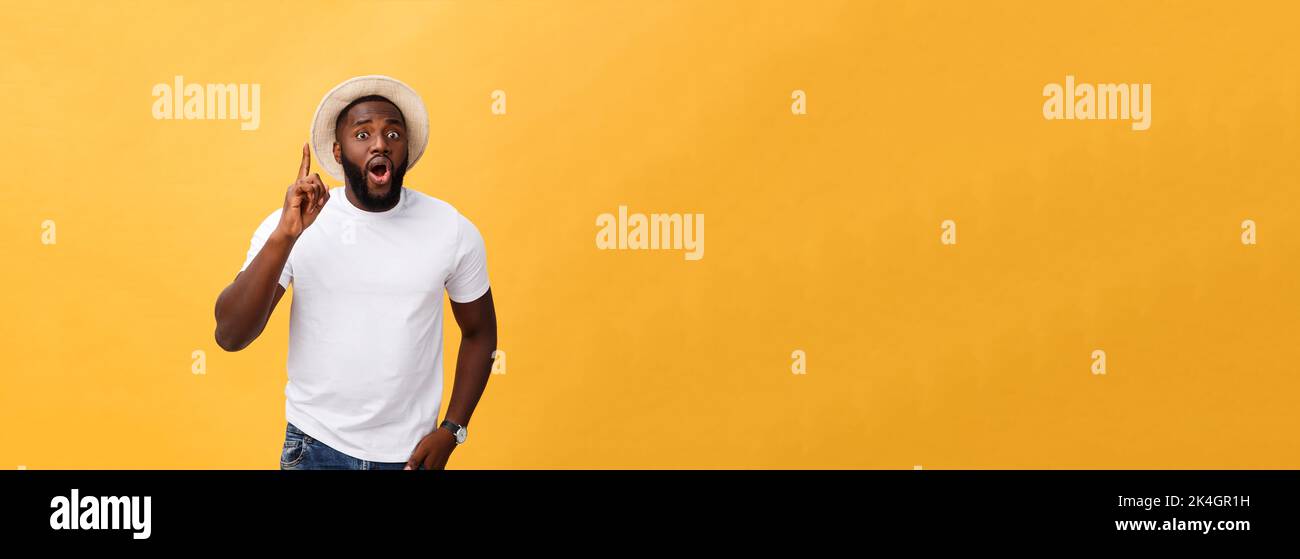 Human face expressions, emotions and feelings. Handsome young African