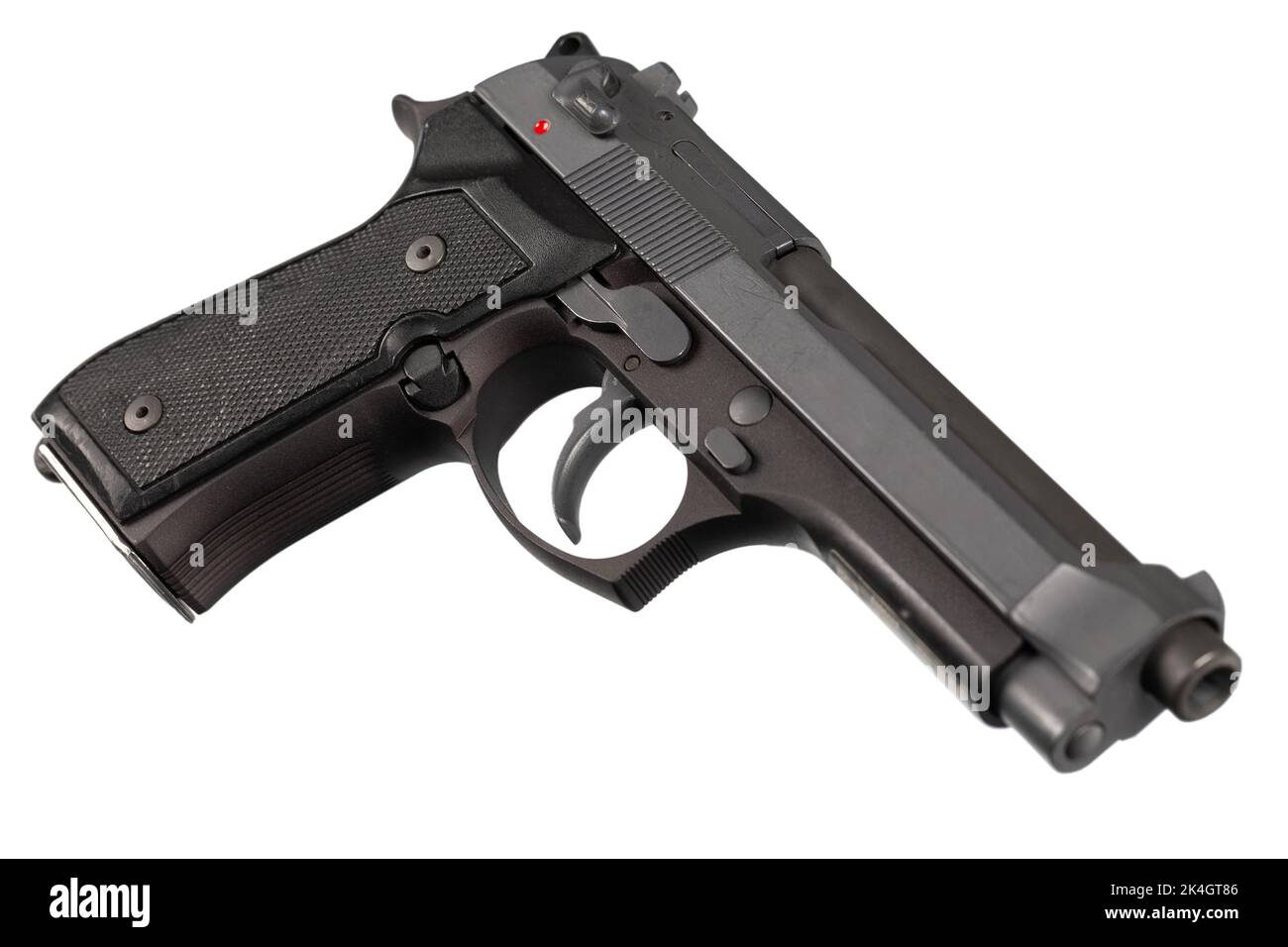 US Army handgun pistol isolated on a white background Stock Photo - Alamy