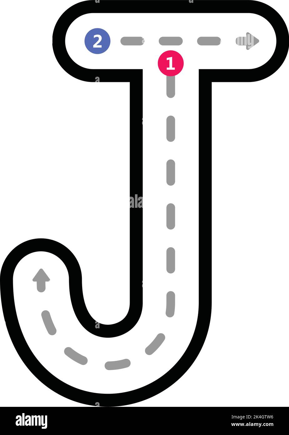 Letter J Tracing Worksheet