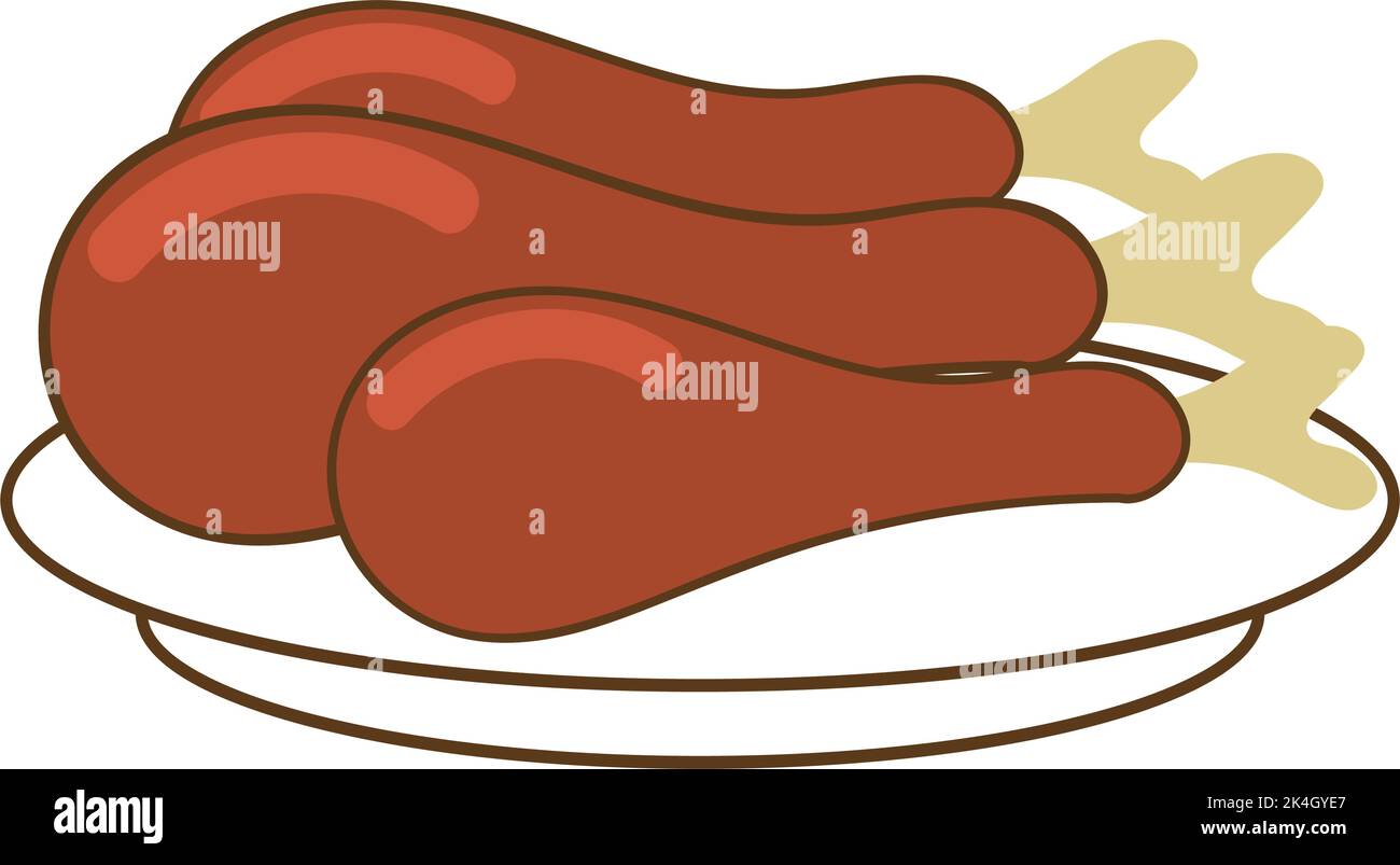 roasted turkey legs Stock Vector Image & Art Alamy