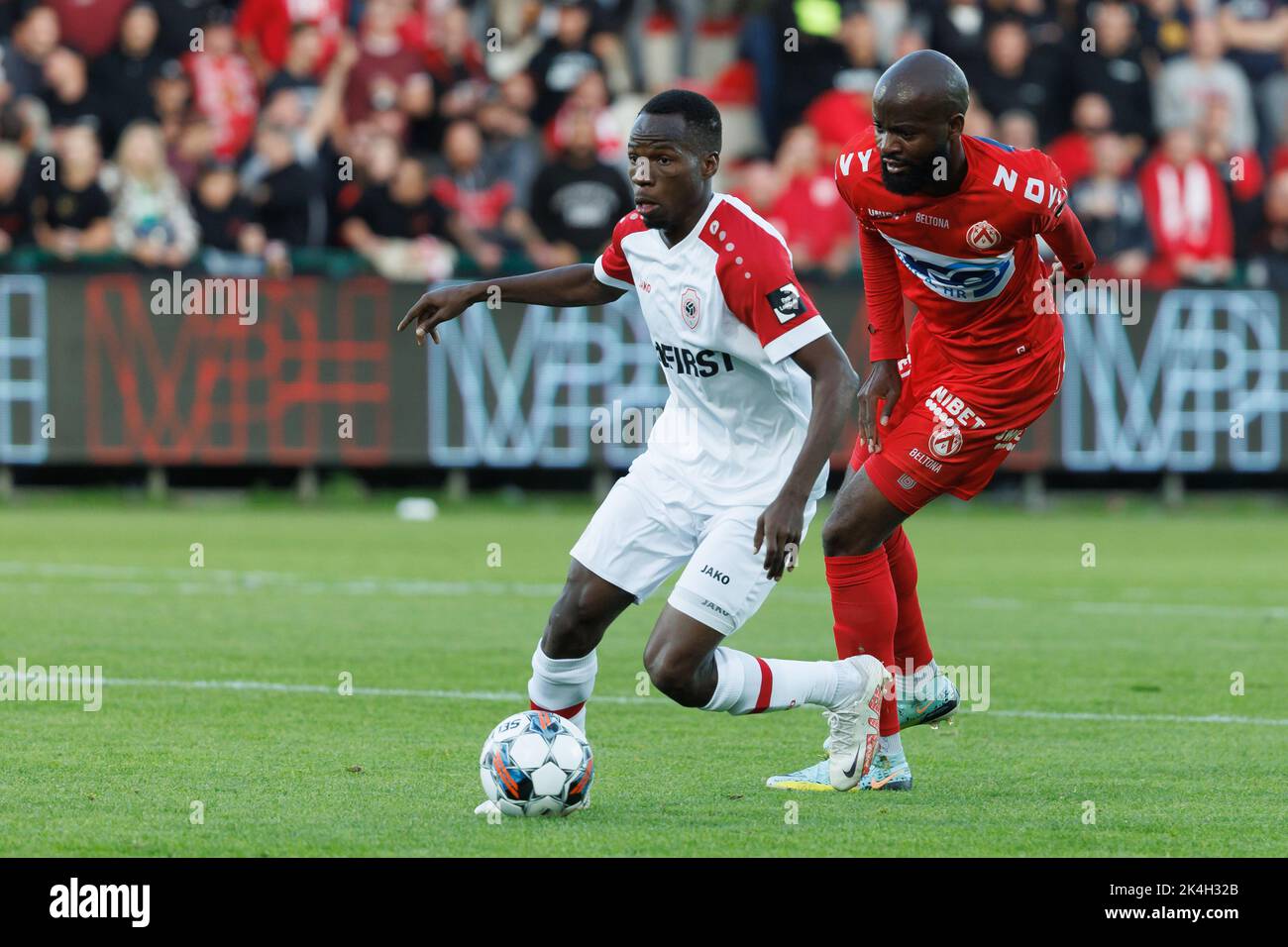 Antwerp vs Kortrijk Soccer Match
