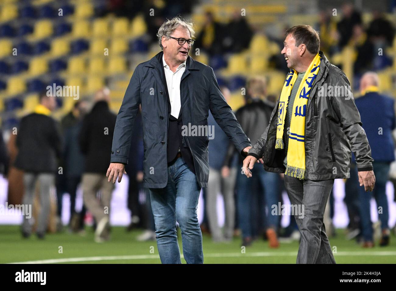 STVV Legends' Jacky Mathijssen pictured before a soccer match between Sint-Truidense VV and KAS Eupen, Sunday 02 October 2022 in Sint-Truiden, on day 10 of the 2022-2023 'Jupiler Pro League' first division of the Belgian championship. BELGA PHOTO JOHAN EYCKENS Stock Photo