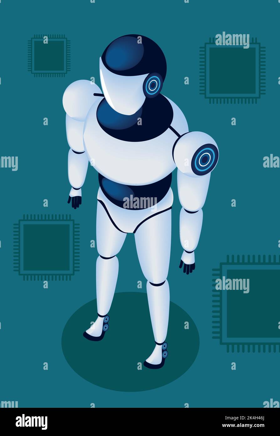 artificial intelligence robotic Stock Vector Image & Art - Alamy