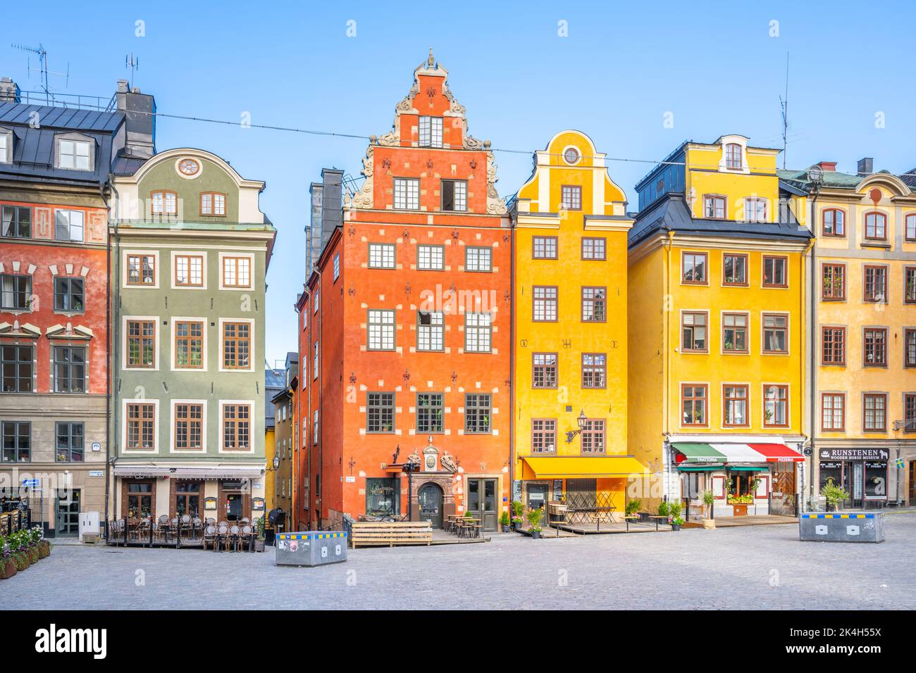 Colorful houses of Grand Square in Stockholm Stock Photo Alamy