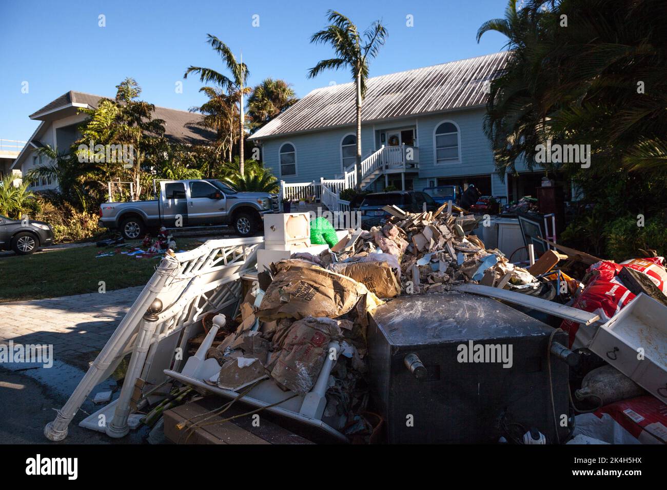 Naples, Florida, USA September 28, 2022 NEWS Debris including
