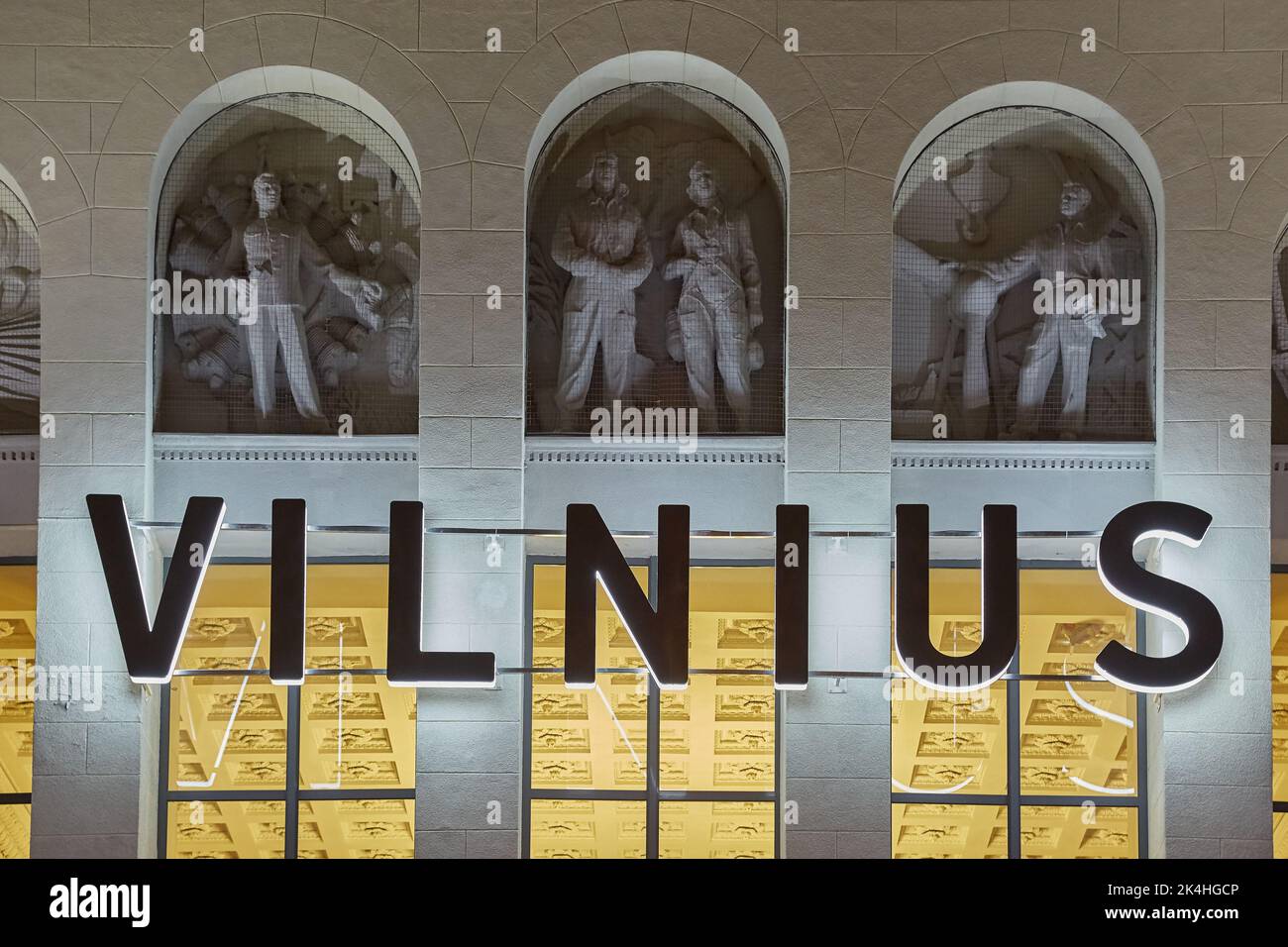 Vilnius Airport Terminal Exterior Stock Photo - Alamy