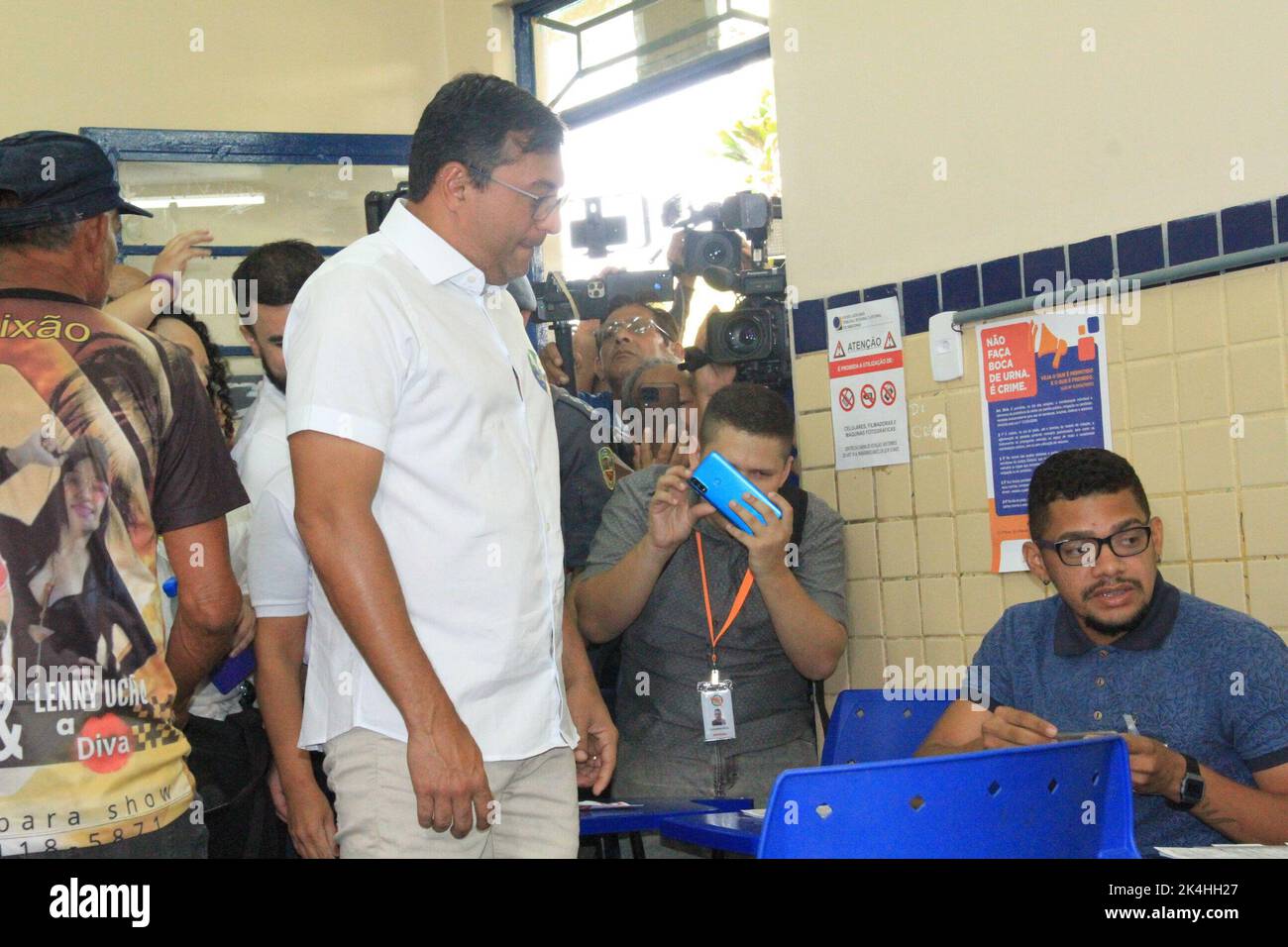 Manaus, Amazonas, Brasil. 2nd Oct, 2022. (INT) Brazil Elections Poll