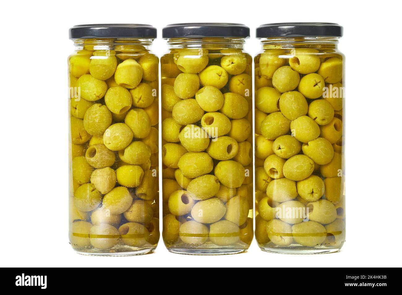 Olives in a jar Stock Photo Alamy