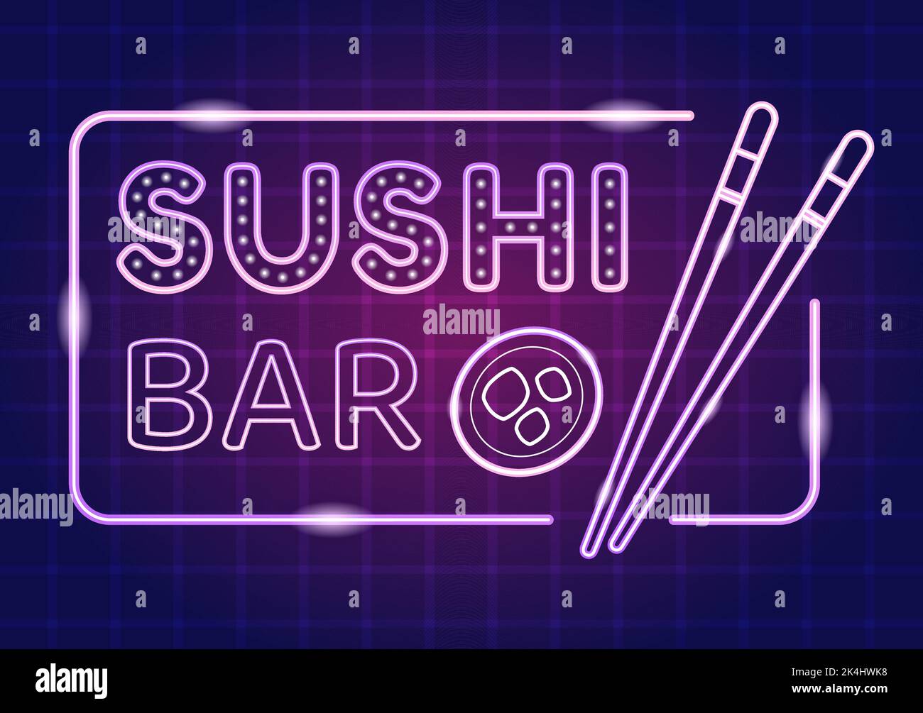 Sushi Bar Japan Asian Food or Restaurant of Sashimi and Rolls for