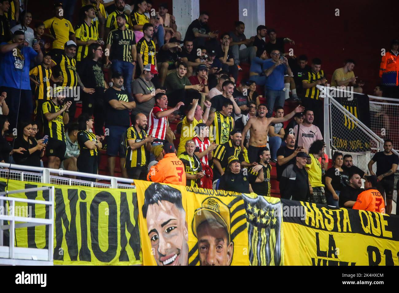 Penal Fans seen during the match between Cascavel and Penarol as part ...