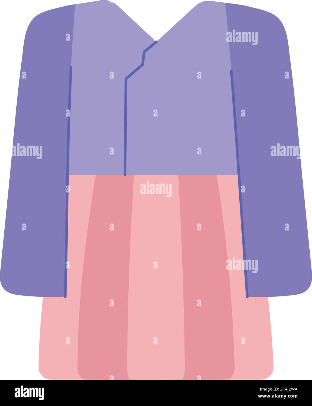 Korean hanbok for female Stock Vector Image & Art - Alamy