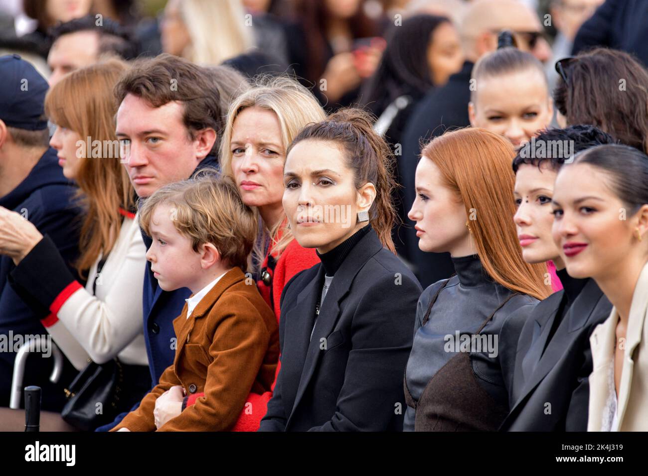 Antonella Roccuzzo Messi attending the Louis Vuitton show as part of Paris  Fashion Week Womenswear Spring/Summer 2022 in Paris, France on October 05,  2021. Photo by Aurore Marechal/ABACAPRESS.COM Stock Photo - Alamy