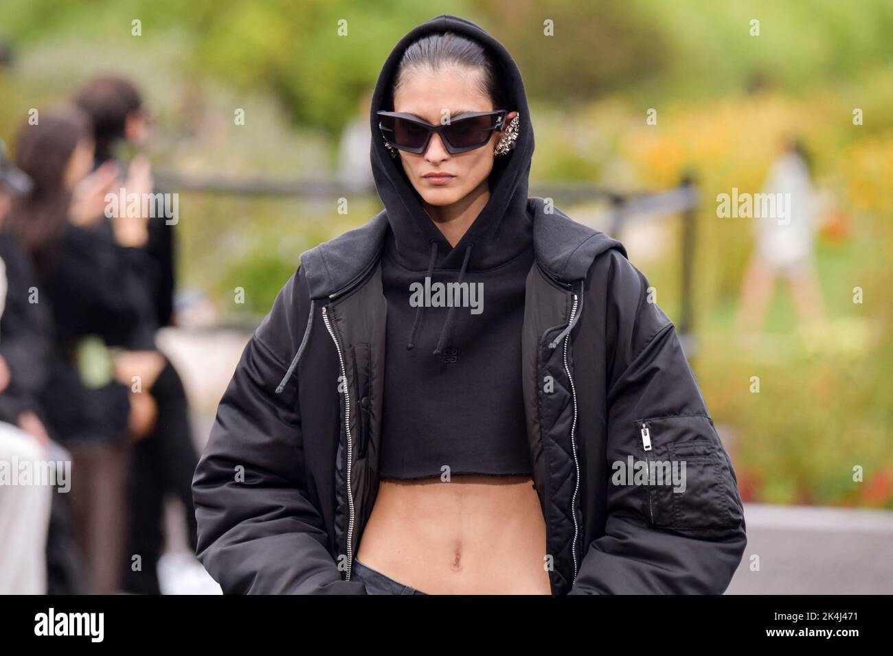 A Model Walks The Runway During The Givenchy Show As Part Of Paris