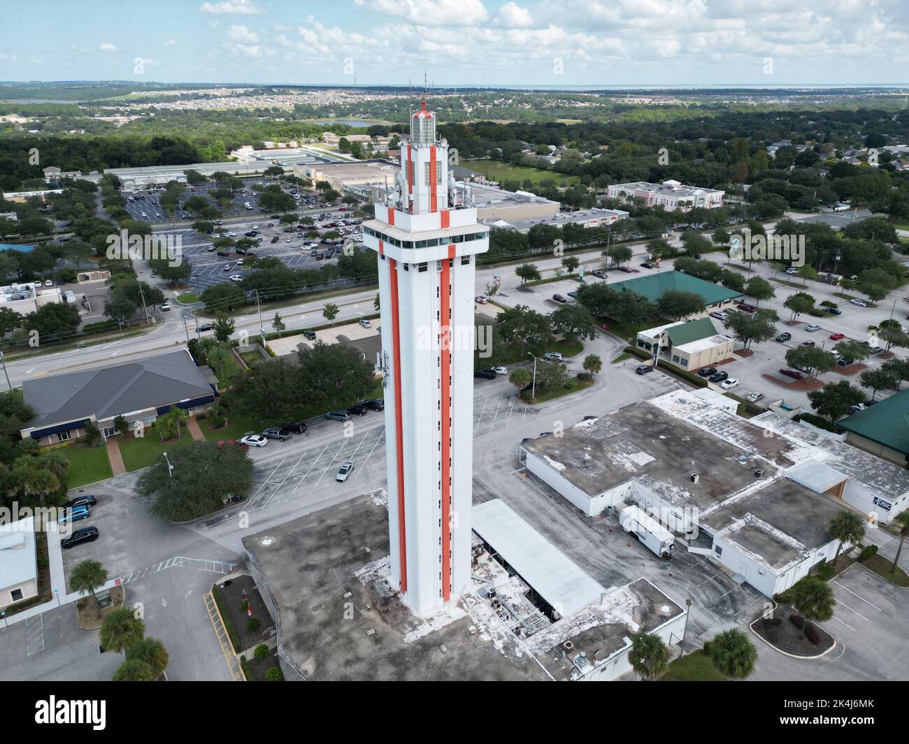 An aerial view of a tower in Clermont, Florida Stock Photo - Alamy