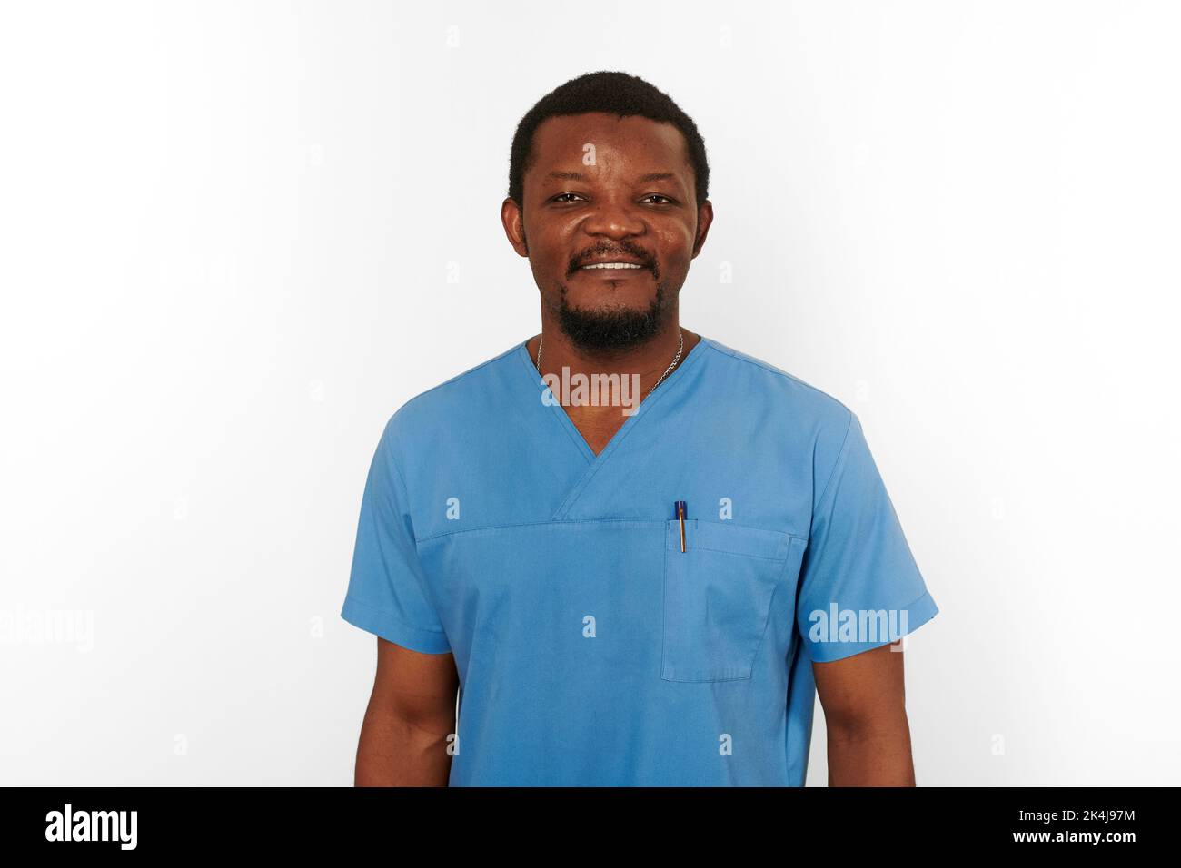 Portrait charming male doctor hi-res stock photography and images - Alamy