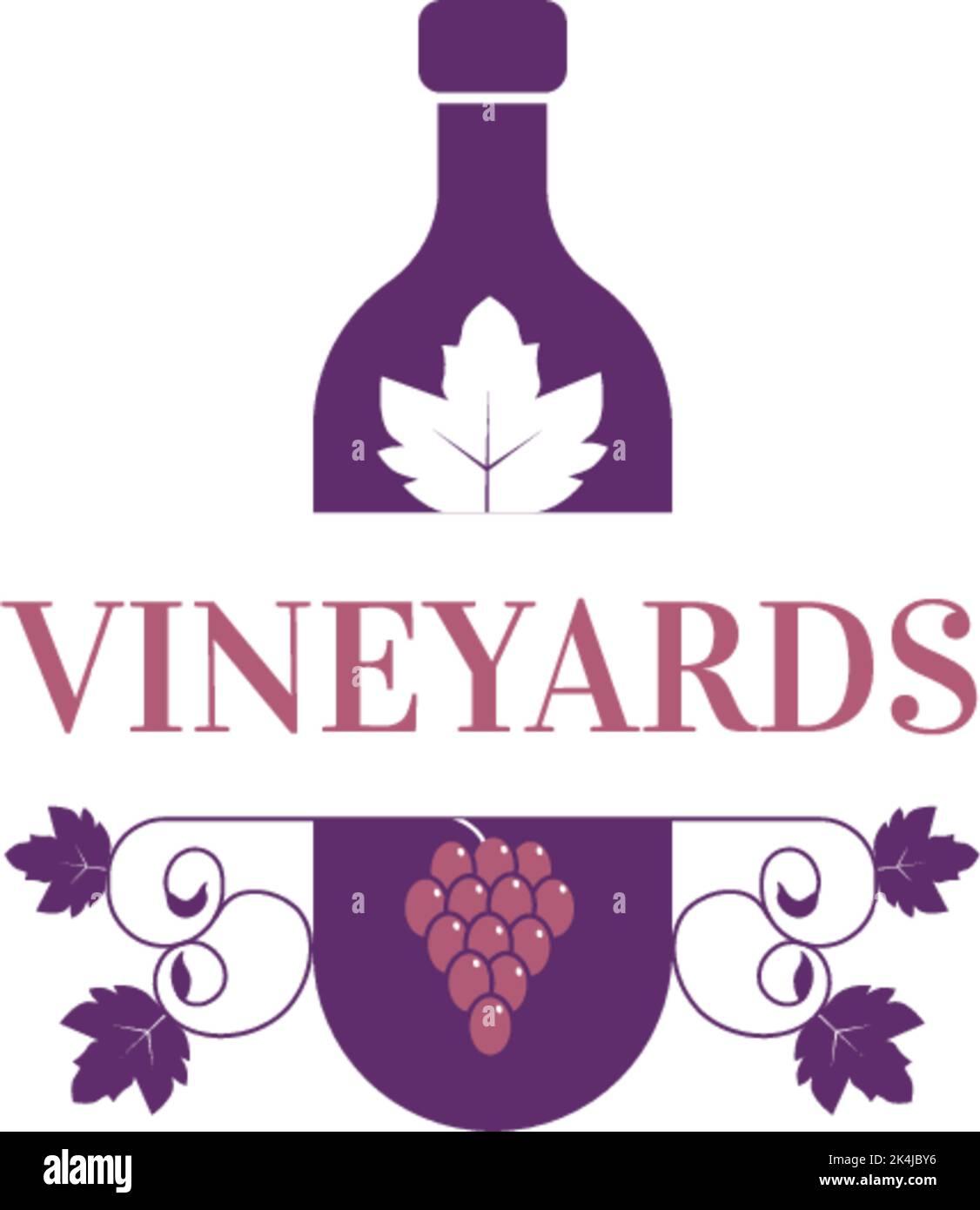 Vineyards winemaking, production of wine alcohol Stock Vector Image