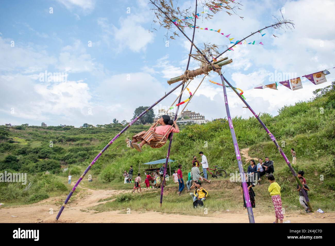 Dashain festival hi-res stock photography and images - Page 2 - Alamy