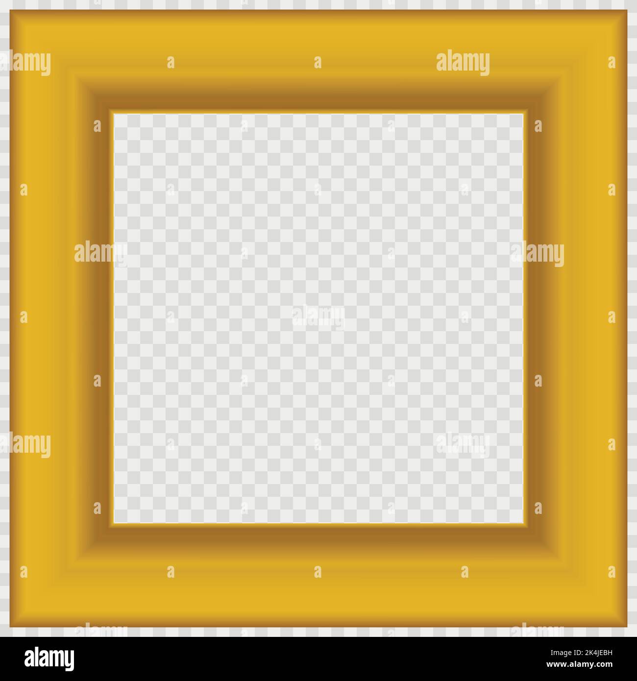 Squared golden vintage textured wooden frame for your design. Vintage ...