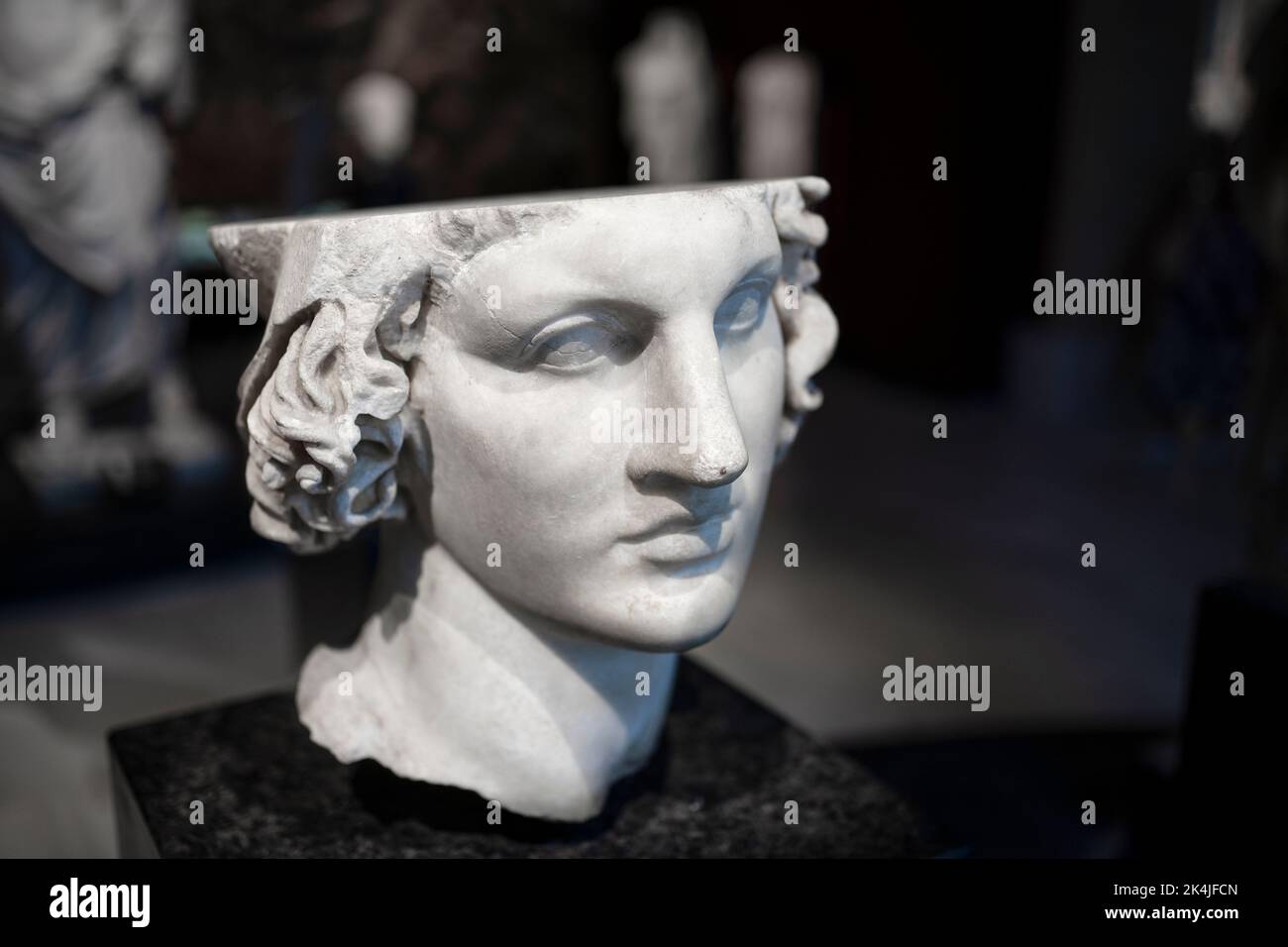 Alexander the Great statue in Istanbul Archaeology Museum Stock Photo