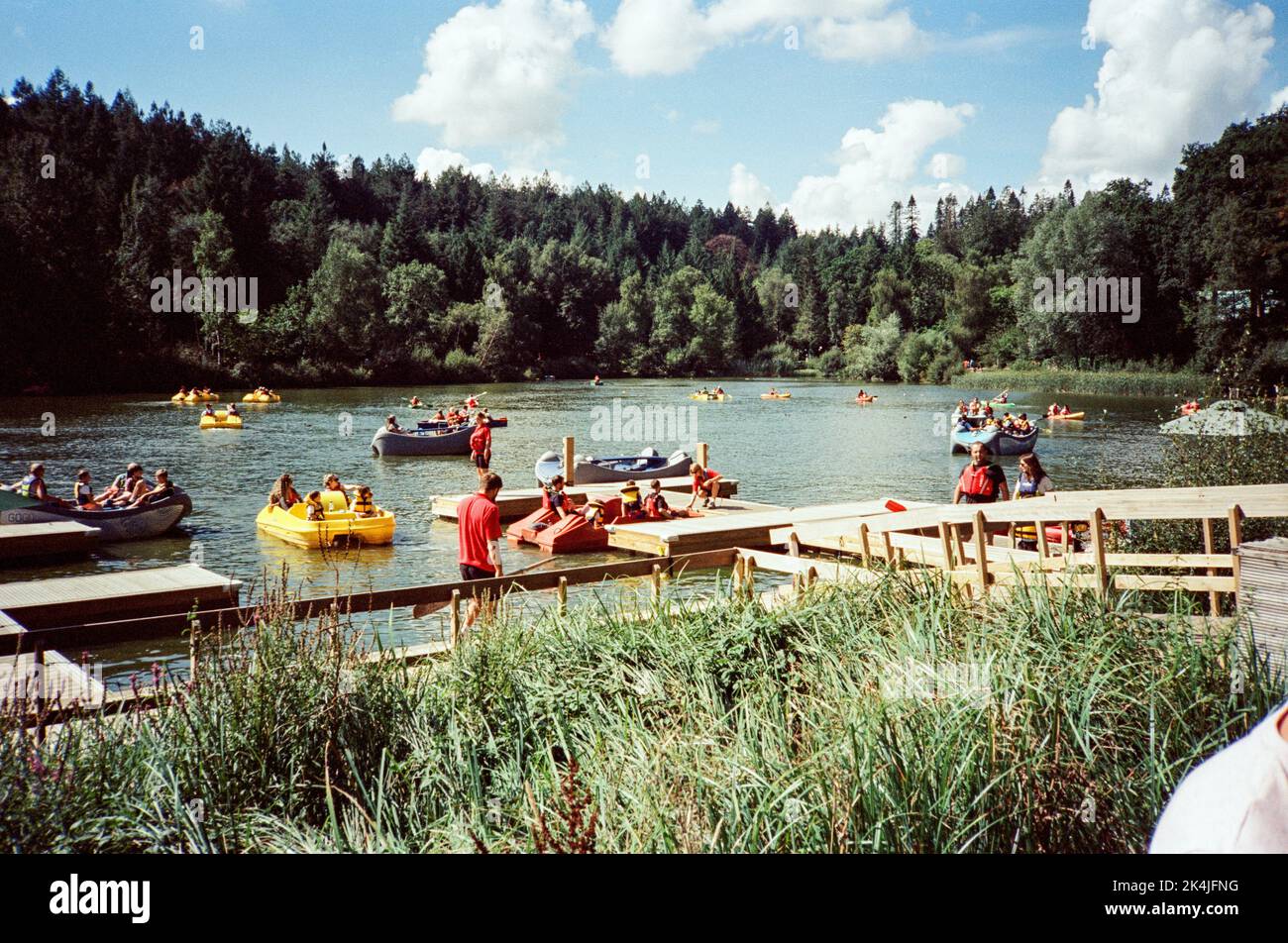 Boating Lake, Centre Parcs Longleat, Wiltshire, England, United Kingdom