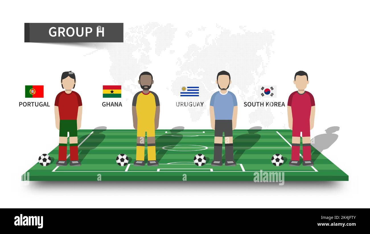 Qatar fifa world cup soccer tournament 2022 . 32 teams group stages and