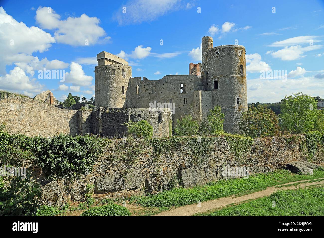 Clisson Castle, Loire Valley, France Stock Photo - Alamy