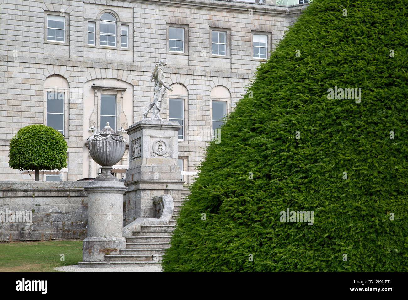 Powerscourt House and Gardens, one of the most beautiful estates in Ireland Stock Photo