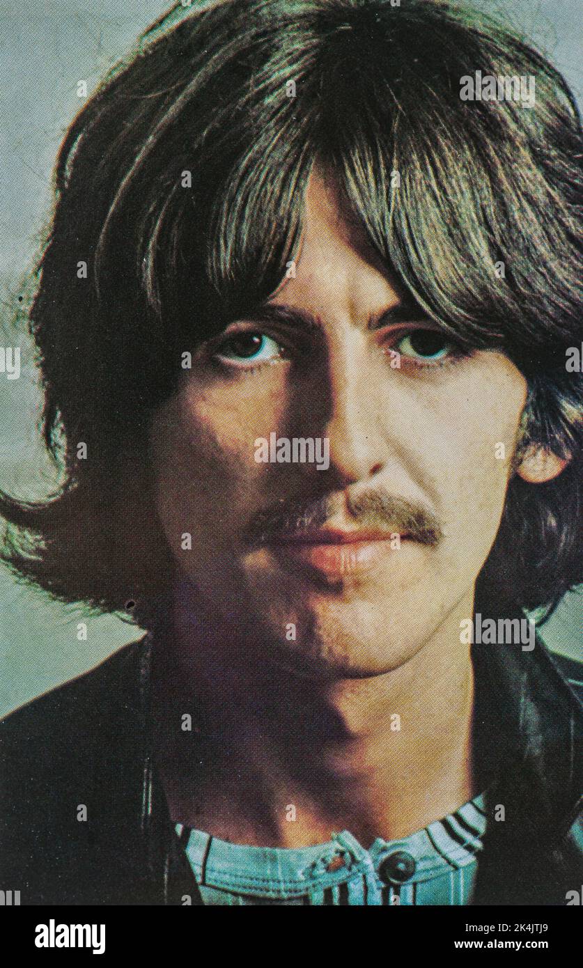 EMI CD  Disc Booklet - The Beatles White Album. Stock Photo