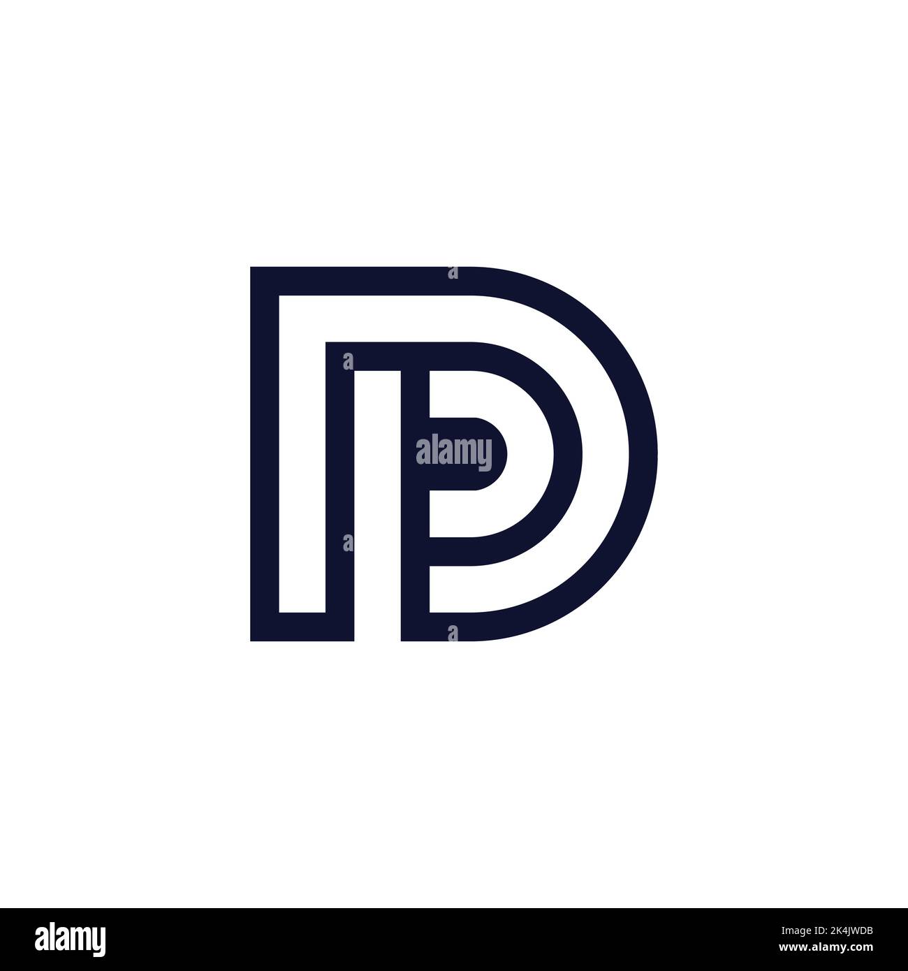 letter rd stripe line geometric logo vector Stock Vector Image & Art ...