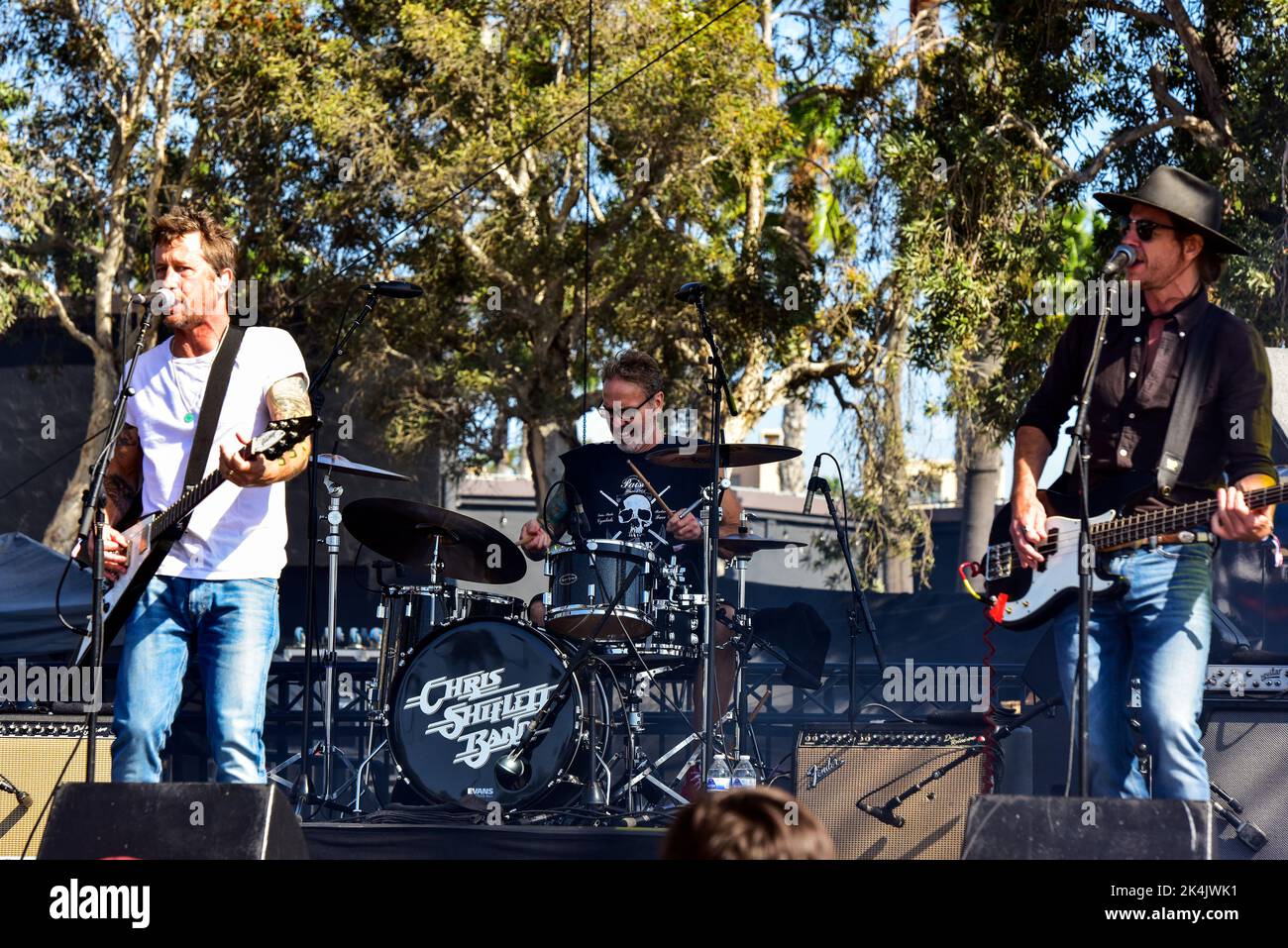 Redondo Beach, California September 17, 2022 - The Chris Shiflet Band performing on stage at BeachLife Ranch, Credit - Ken Howard/Alamy Stock Photo