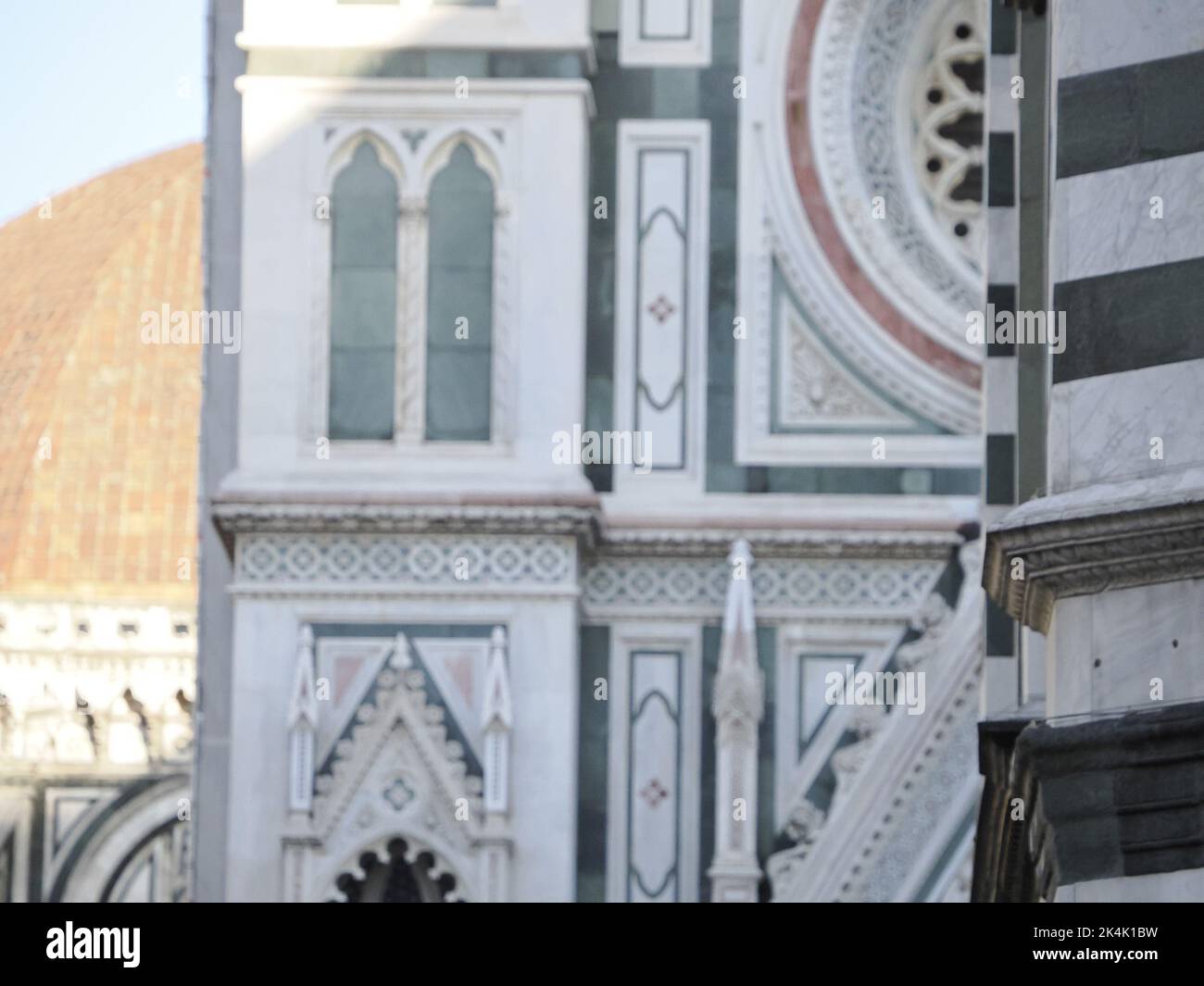Florence dome basilica santa maria del fiore detail Stock Photo - Alamy