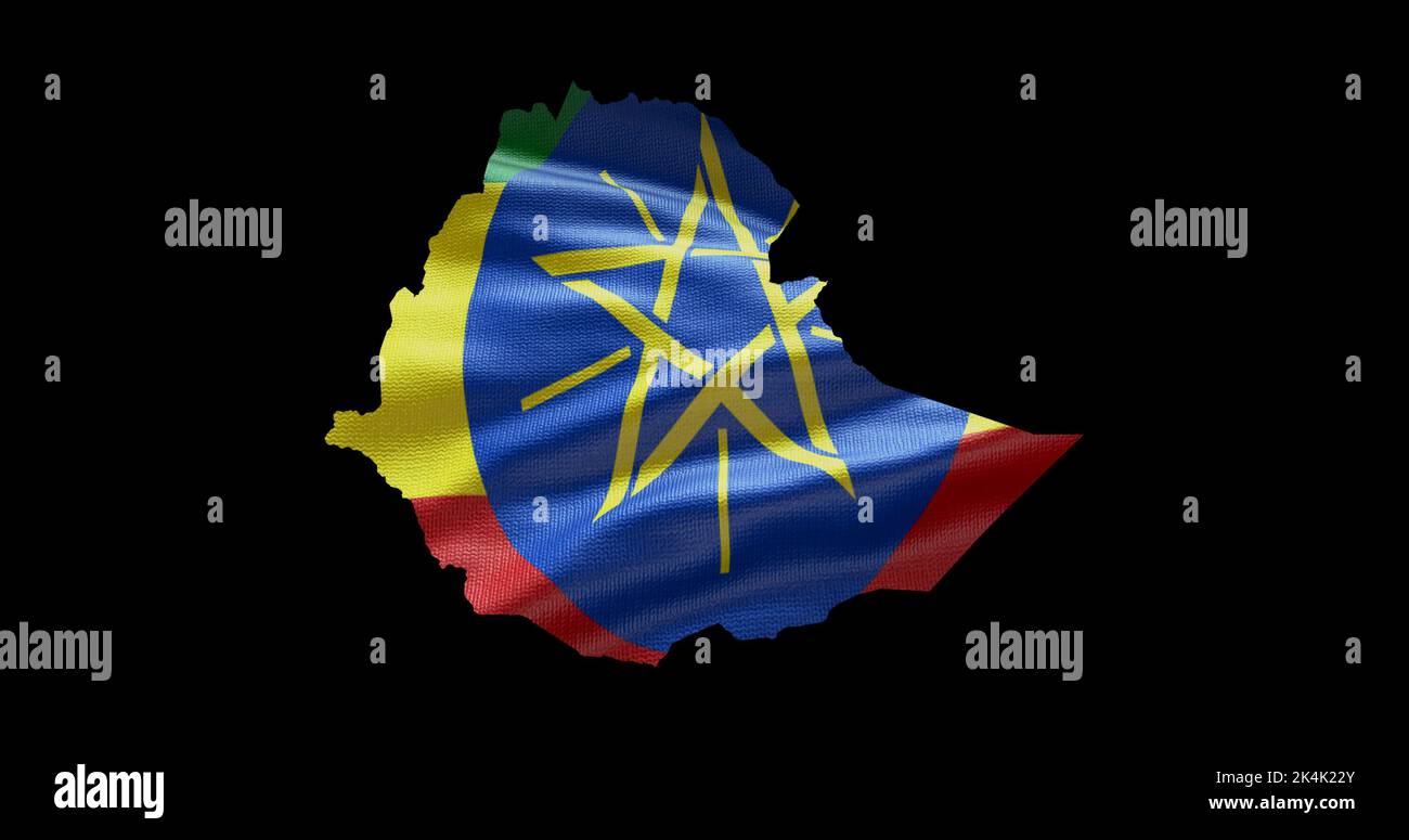 https://c8.alamy.com/comp/2K4K22Y/ethiopia-map-shape-with-waving-flag-background-alpha-channel-outline-of-country-2K4K22Y.jpg