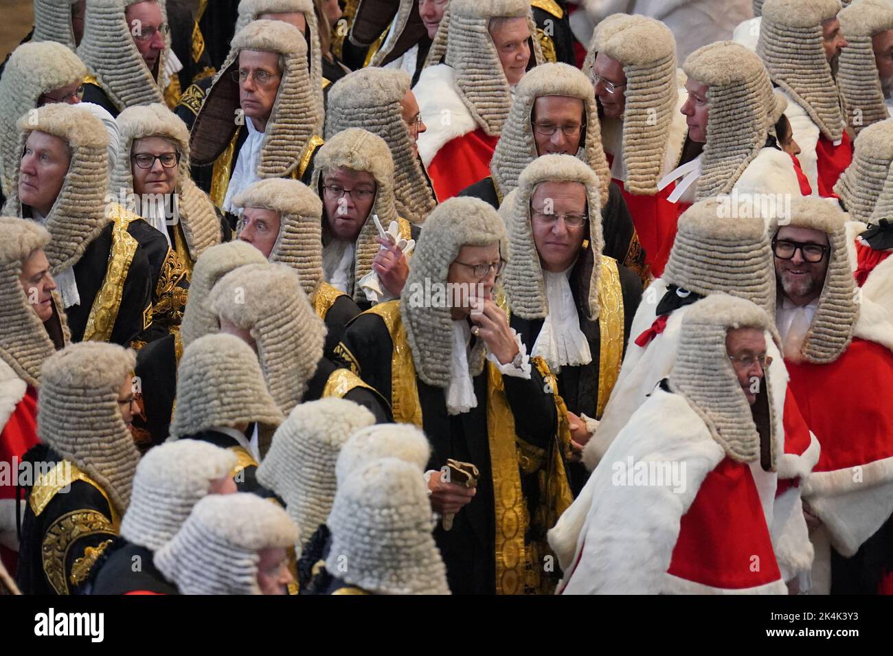 Judges arriving at Westminster Abbey in London for the annual Judges