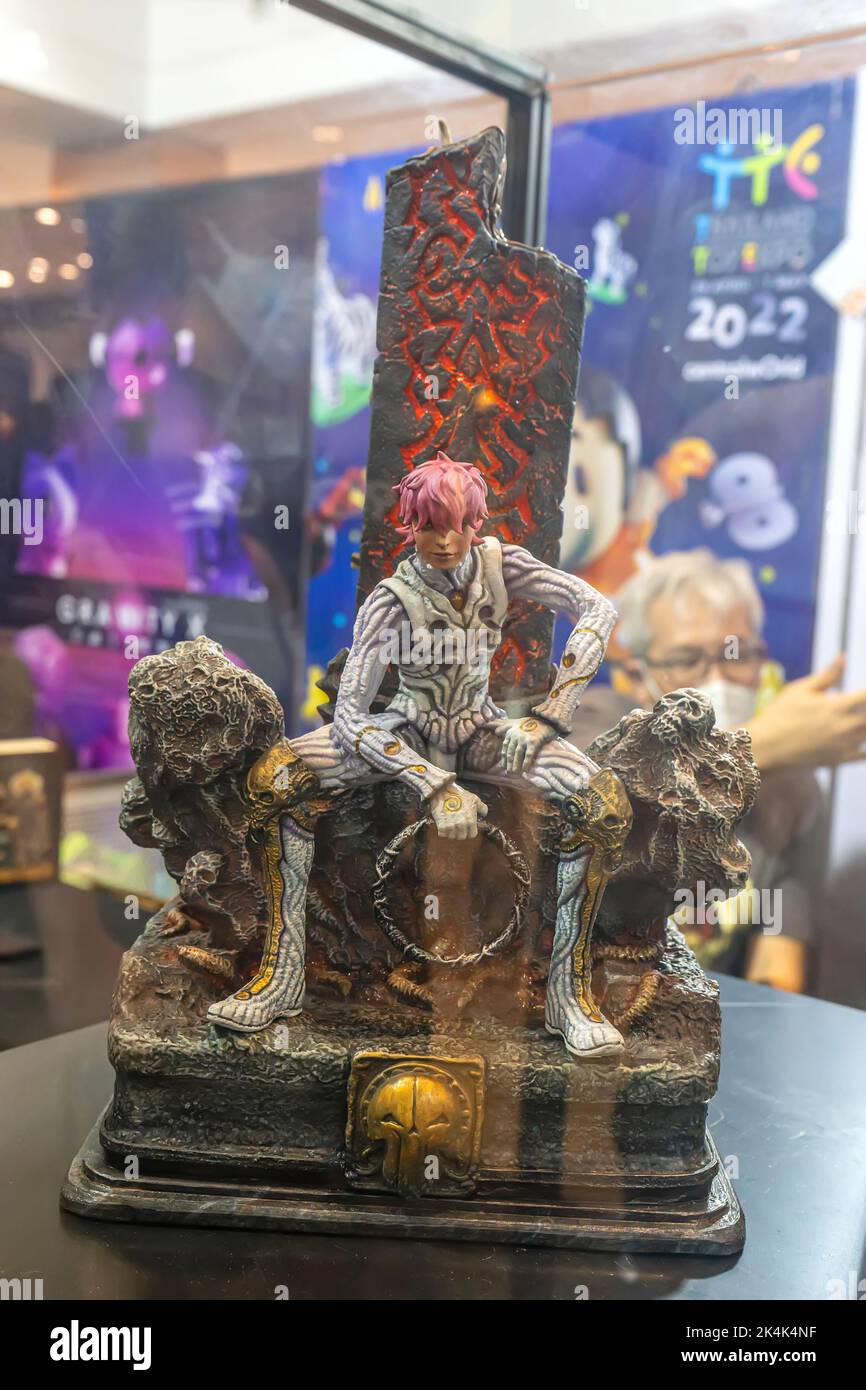 Bangkok, Thailand APR 30, 2022 Various toy models of Thailand Toy