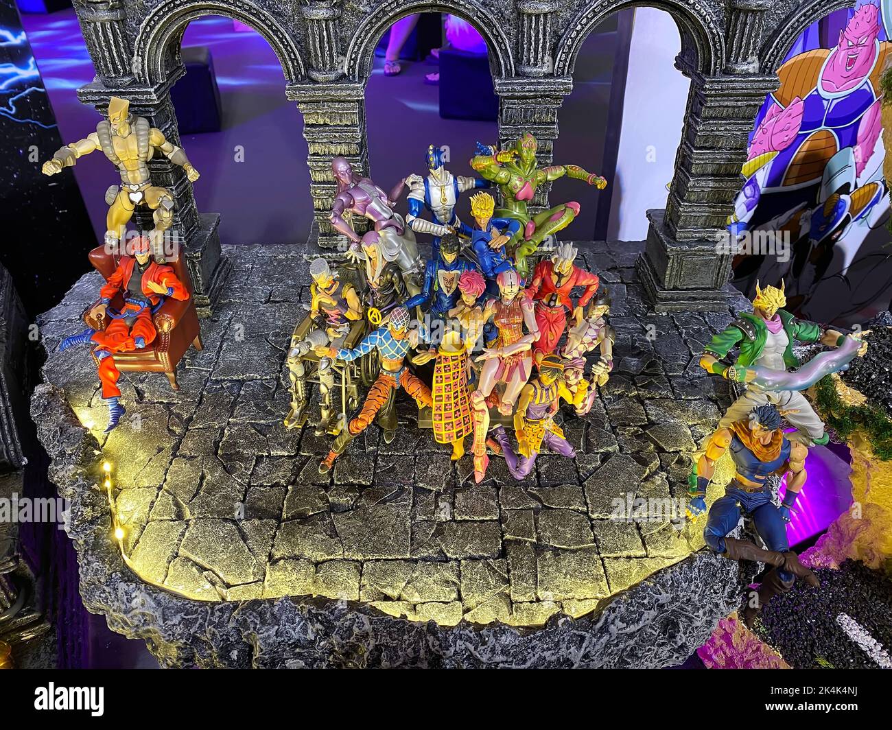 Bangkok, Thailand APR 30, 2022 Various toy models of Thailand Toy