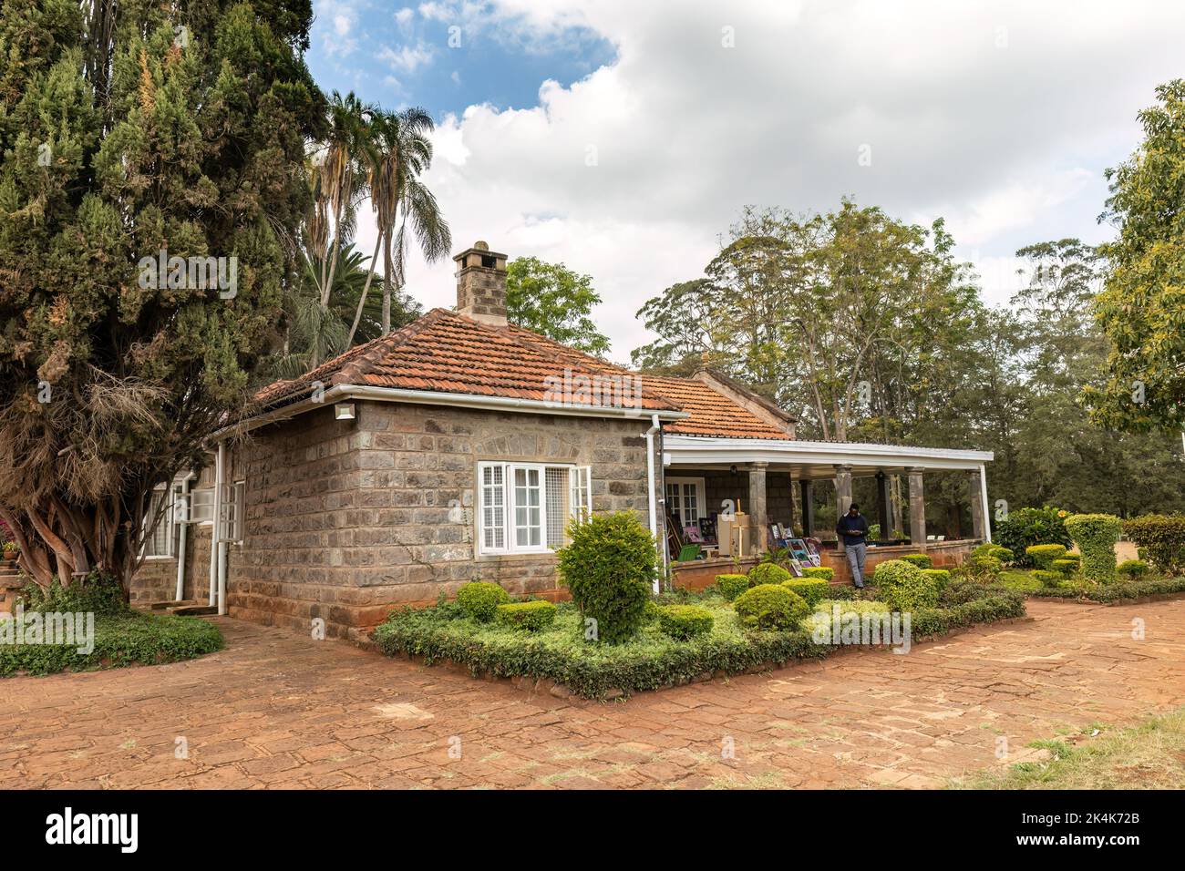 Nairobi - Kenya - 27 September 2019: View of the house of Karen Blixen in Nairobi, Kenya. The subject of the 1985 Hollywood film Out of Africa Stock Photo