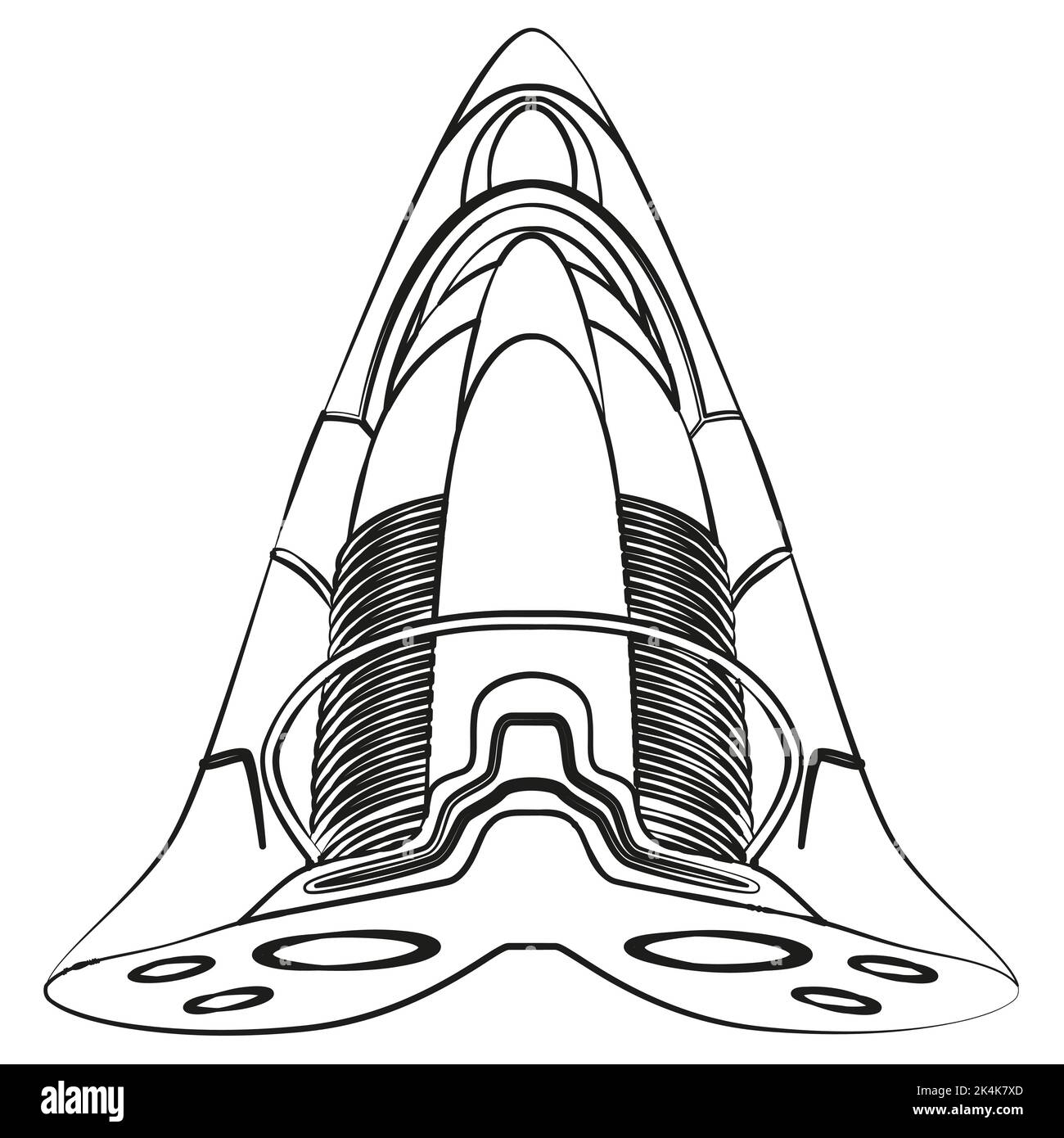 Spacesip Drawing Spaceship Drawing Realistic