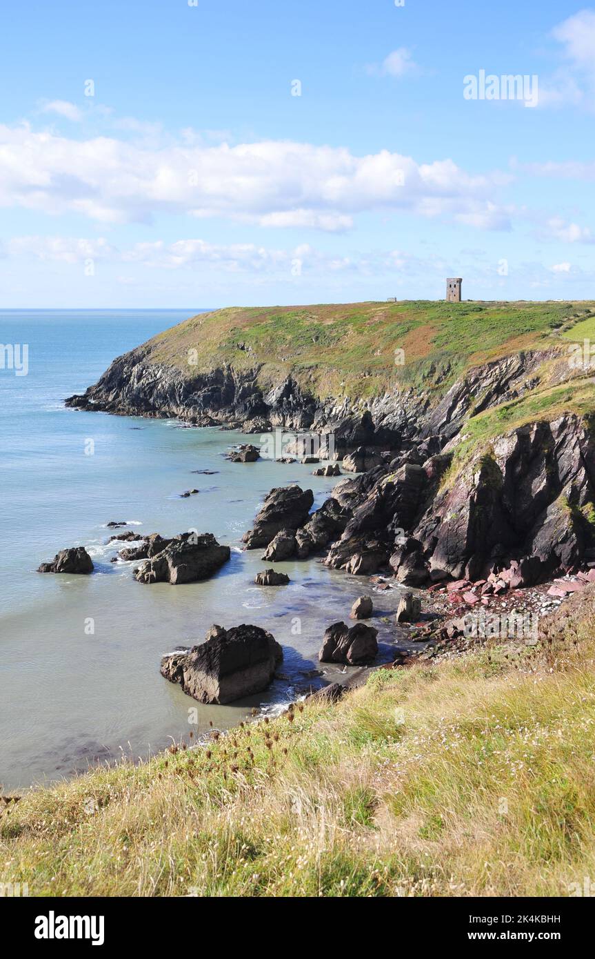 Cliffs in Ballymacoda east Cork Ireland Stock Photo Alamy