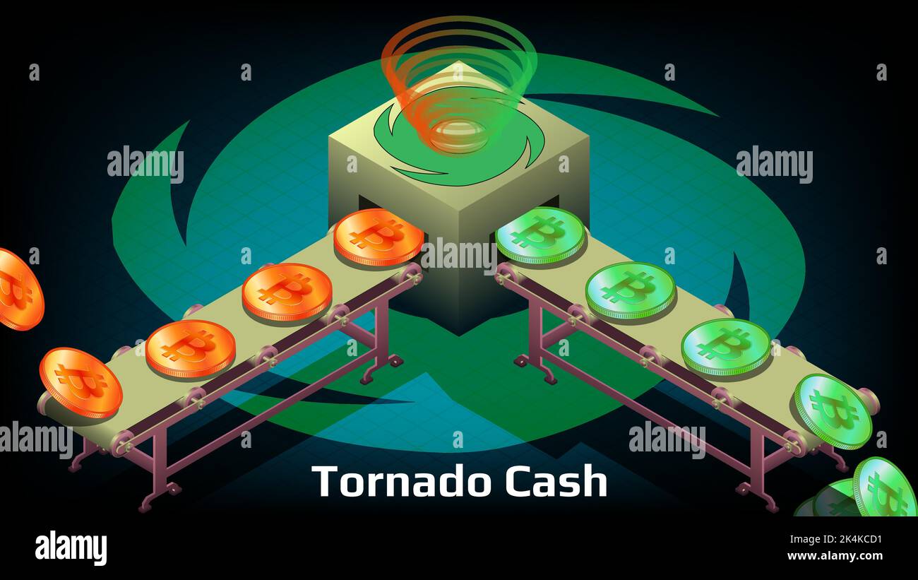 dirty-bitcoins-on-conveyor-go-through-tornado-cash-mixer-and-become-clean-in-isometric-view-on-dark-background-tornado-cash-is-service-for-confidenti-2K4KCD1.jpg