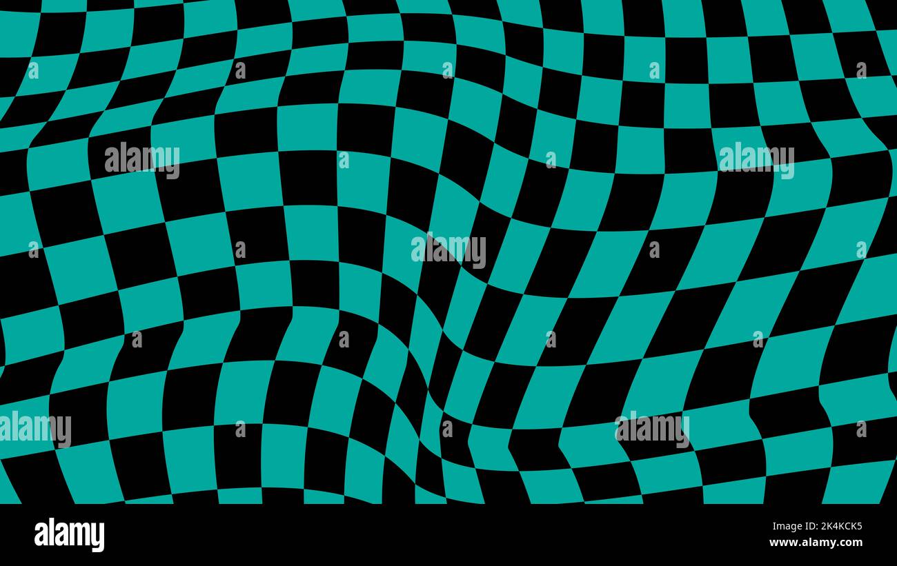 aesthetic green and black distorted checkerboard, checkers wallpaper