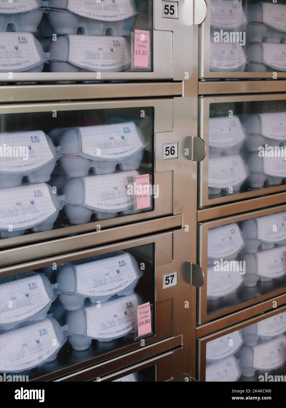 The Egg Box shop is a 24 hour Egg Vending Machine selling Free Range